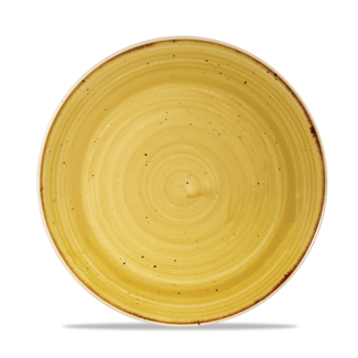 Churchill Servies Horeca Kwaliteit Stonecast Mustard Evolve Coupe Bord 21.7cm