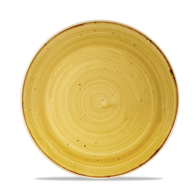 Churchill Servies Horeca Kwaliteit Stonecast Mustard Evolve Coupe Plate 22cm 12/box