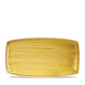 Churchill Churchill Stonecast Mustard Oblong Bord 34.5cm