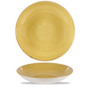 Churchill Stonecast Mustard Coupe Large Bowl 31cm