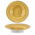 Churchill Stonecast Mustard Profile Wide Rim Bowl Large 27.69cm