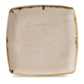 Churchill Stonecast Nutmeg Cream Deep Square Bord 26cm