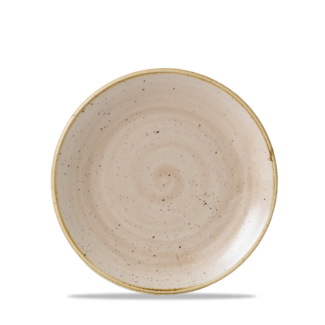 Churchill Servies Horeca Kwaliteit Stonecast Nutmeg Cream Evolve Coupe Bord 16.5cm