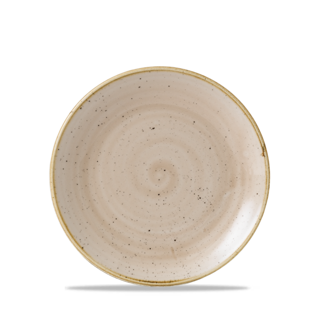 Churchill Servies Horeca Kwaliteit Stonecast Nutmeg Cream Evolve Coupe Plate 17cm 12/box