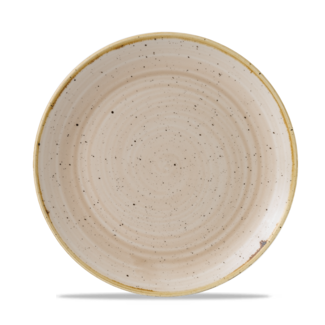 Churchill Servies Horeca Kwaliteit Stonecast Nutmeg Cream Evolve Coupe Bord 21.7cm