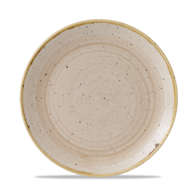 Churchill Servies Horeca Kwaliteit Stonecast Nutmeg Cream Evolve Coupe Plate 22cm 12/box