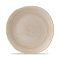 Churchill Stonecast Nutmeg Cream Round Trace Bord 26.4cm