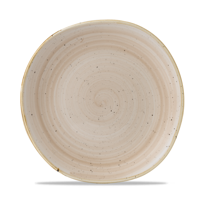 Churchill Servies Horeca Kwaliteit Stonecast Nutmeg Cream Round Trace Plate 26.4cm 12/box