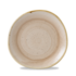 Churchill Churchill Stonecast Nutmeg Cream Round Trace Bord 21cm