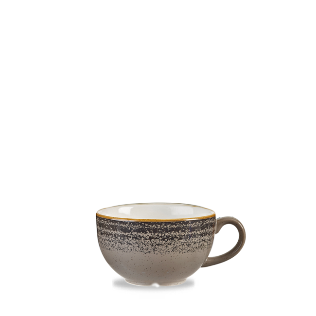 Churchill Servies Horeca Kwaliteit Studio Prints Charcoal Black Cappuccino Cup 237ml 12/box