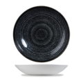 Churchill Servies Horeca Kwaliteit Studio Prints Charcoal Black Evolve Coupe Bowl 24.8cm