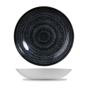 Churchill Studio Prints Charcoal Black Evolve Coupe Bowl 24.8cm