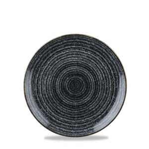 Churchill Servies Horeca Kwaliteit Studio Prints Charcoal Black Evolve Coupe Bord 16.5cm