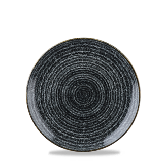 Churchill Servies Horeca Kwaliteit Studio Prints Charcoal Black Evolve Coupe Bord 16.5cm