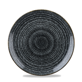 Churchill Servies Horeca Kwaliteit Studio Prints Charcoal Black Evolve Coupe Bord 21.7cm
