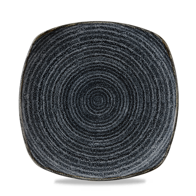 Churchill Servies Horeca Kwaliteit Studio Prints Black X Squared Square Plate 22cm 12/box