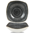 Churchill Servies Horeca Kwaliteit Studio Prints Charcoal Black Squared Bowl 23.5cm