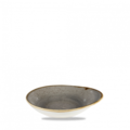 Churchill Stonecast Grey Round Dish 16.1x14.5cm