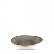 Churchill Churchill Stonecast Peppercorn Grey Round Dish 16.1x14.5cm