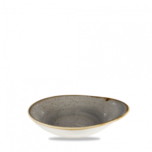 Churchill Stonecast Grey Round Dish 18.5x16.6cm