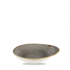 Churchill Churchill Stonecast Peppercorn Grey Round Dish 18.5x16.6cm