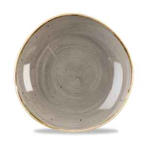 Churchill Stonecast Grey Round Trace Bowl 26.4cm