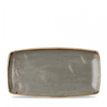 Churchill Stonecast Grey Oblong Bord 34.5cm