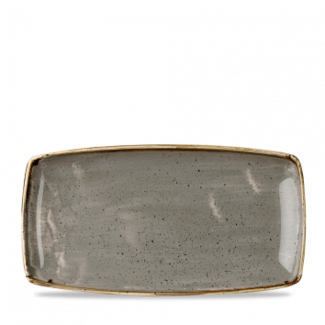 Churchill Servies Horeca Kwaliteit Stonecast Grey Oblong Bord 34.5cm