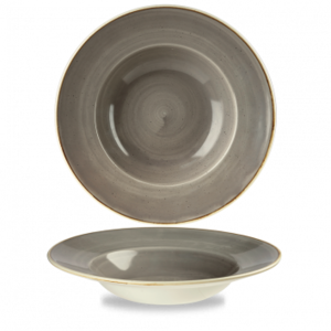 Churchill Stonecast Grey Profile Wide Rim Bowl Large 27.69cm