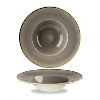 Churchill Servies Horeca Kwaliteit Stonecast Grey Profile Wide Rim Bowl Med 23.88cm Churchill Servies Horeca Kwaliteit Stonecast Grey Profile Wide Rim Bowl Med 23.88cm
