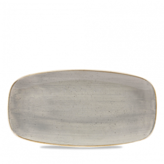 Churchill Servies Horeca Kwaliteit Stonecast Grey Chefs Oblong Bord 26.9cmx12.7cm