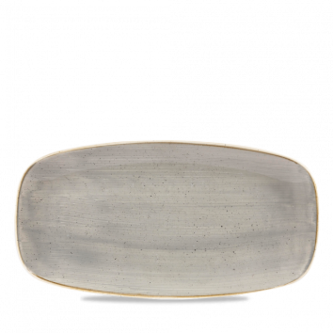 Churchill Servies Horeca Kwaliteit Stonecast Grey Chefs Oblong Plate 26.9x12.7cm 12/box