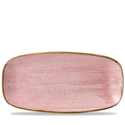 Churchill Churchill Stonecast Petal Pink Chefs Oblong Bord 35.5x18.9cm