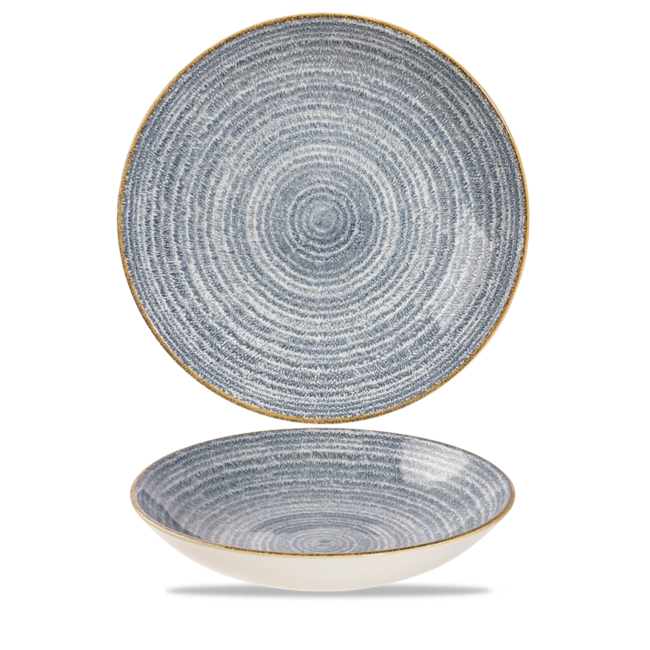 Churchill Servies Horeca Kwaliteit Studio Prints Slate Blue Evolve Coupe Bowl 25cm 12/box
