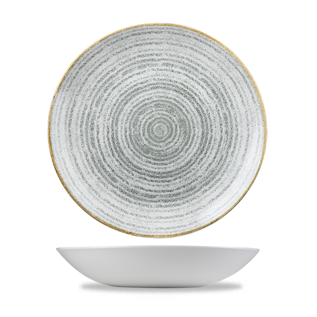 Churchill Servies Horeca Kwaliteit Studio Prints Stone Grey Evolve Coupe Bowl 25cm 12/box