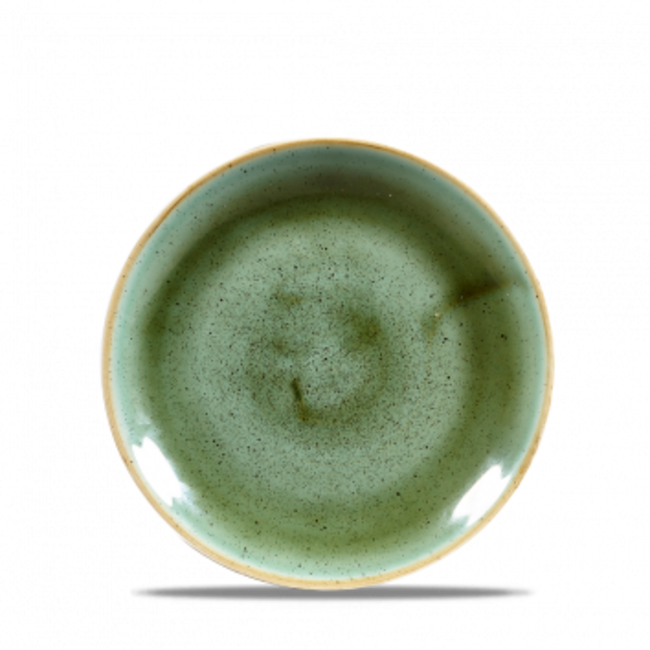 Churchill Servies Horeca Kwaliteit Stonecast Samphire Green Evolve Coupe Plate 17cm 12/box
