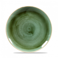 Churchill Servies Horeca Kwaliteit Stonecast Samphire Green Evolve Coupe Bord 21.7cm