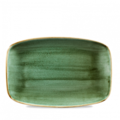 Churchill Stonecast Samphire Green Oblong Chefs Bord 30 x 19.9cm