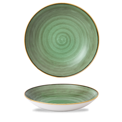 Churchill Churchill Stonecast Samphire Green Coupe Pasta Bowl 30.5cm