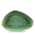 Churchill Servies Horeca Kwaliteit Stonecast Samphire Green Triangle Chefs Bord 30.4x20.5cm