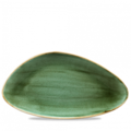 Churchill Servies Horeca Kwaliteit Stonecast Samphire Green Triangle Chefs Bord 35.5x18.8cm