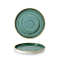 Churchill Servies Horeca Kwaliteit Stonecast Samphire Green Walled Bord 21cm