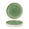 Churchill Servies Horeca Kwaliteit Stonecast Samphire Green Walled Bord 26cm