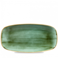 Churchill Stonecast Samphire Green Chefs Oblong Bord 29.8x15.3cm