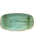 Churchill Servies Horeca Kwaliteit Stonecast Samphire Green Chefs Oblong Bord 35.5x18.9cm