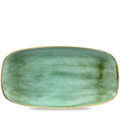 Churchill Stonecast Samphire Green Chefs Oblong Bord 35.5x18.9cm