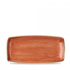 Churchill Churchill Stonecast Spiced Orange Squared Oblong Bord 29.5cm
