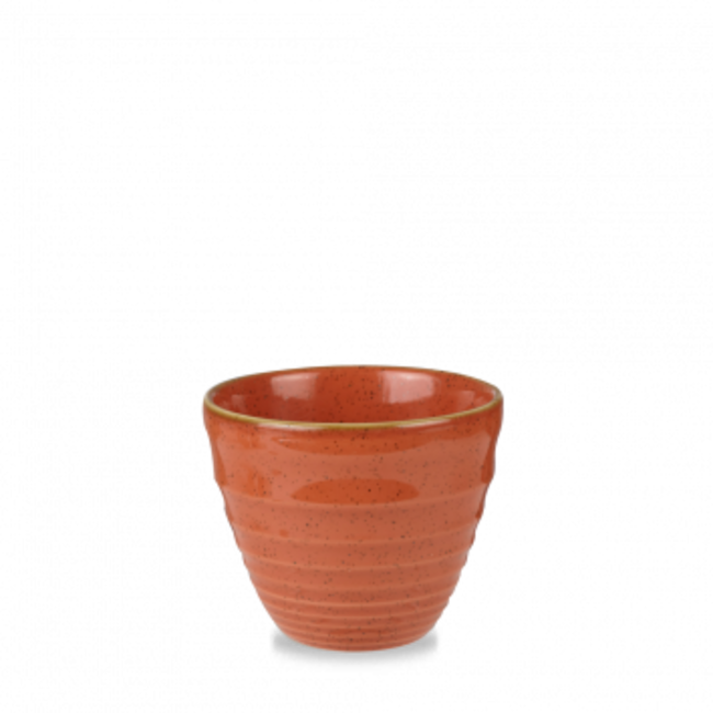 Churchill Servies Horeca Kwaliteit Stonecast Orange Ripple Chip Mug 296ml 12/box