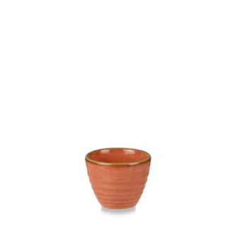 Churchill Servies Horeca Kwaliteit Stonecast Orange Ripple Dipper Pot 5.7cl