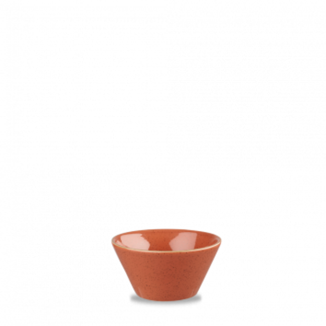 Churchill Servies Horeca Kwaliteit Stonecast Orange X Squared Sauce Dish 89ml 12/box